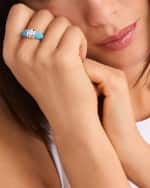 Image 2 of 4: LAGOS Black Caviar Diamond Tapered Ring