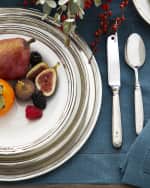 Image 2 of 2: Neiman Marcus Pewter and Ceramic Soup Bowl