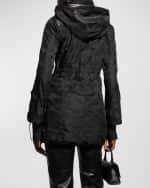 Image 4 of 6: Blanc Noir Camo-Print Hooded Anorak Jacket