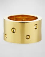 Image 2 of 4: Roberto Coin Pois Moi Luna 18k Gold & Diamond Ring, Size 6.5