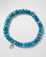 Image 1 of 5: Sydney Evan 14k Apatite Bead & Hamsa Bracelet