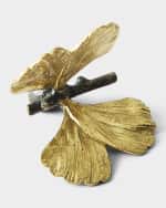 Image 3 of 4: Michael Aram Butterfly Ginkgo Medium Knob