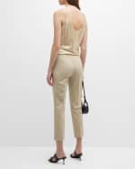 Image 4 of 6: Lafayette 148 New York Jodhpur Cloth Cropped Pants