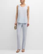 Image 4 of 5: Lafayette 148 New York Barrow FinesseCrepe Pants