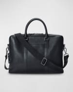 Image 1 of 5: Shinola Men's Navigator Leather Laptop Briefcase