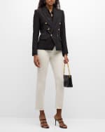 Image 5 of 6: L'Agence Kenzie Double-Breasted Blazer Jacket