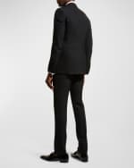 Image 3 of 5: Ralph Lauren Purple Label Men's Gregory Wool Barathea Peak Tuxedo