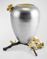 Image 4 of 5: Michael Aram Butterfly Ginkgo Vase, Medium