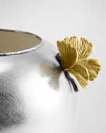 Image 5 of 5: Michael Aram Butterfly Ginkgo Vase, Medium