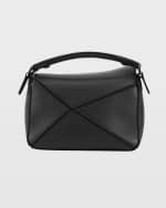 Image 5 of 6: Loewe Puzzle Mini Top-Handle Bag in Leather