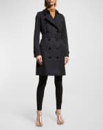Image 2 of 6: Burberry Kensington Heritage Belted Long Trench Coat