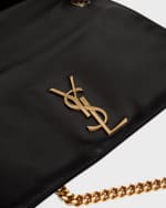 Image 5 of 5: Saint Laurent Kate Medium Reversible YSL Crossbody Bag in Suede And Smooth Leather