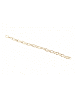 Image 1 of 2: Roberto Coin 18k Gold Round Link Bracelet