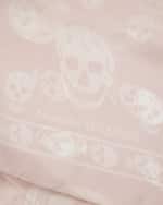 Image 3 of 4: Alexander McQueen Silk Chiffon Skull Scarf