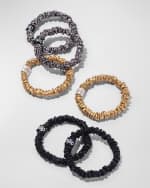 Image 3 of 5: Slip Pure Silk Skinny Scrunchies, 6-Pack