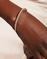 Image 2 of 5: Roberto Coin Symphony 18k Rose Gold Diamond Bangle