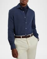 Image 3 of 5: Ralph Lauren Purple Label Men's Serengeti Linen Sport Shirt