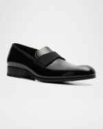 Image 5 of 6: TOM FORD Men's Edgar Patent Leather Loafers