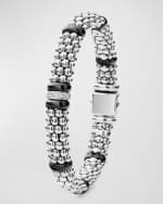 Image 4 of 5: LAGOS Black Caviar Diamond Station Bracelet