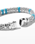 Image 3 of 5: LAGOS Blue Caviar Diamond Station Bracelet