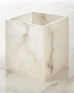 Image 1 of 3: Kassatex Alabaster Wastebasket