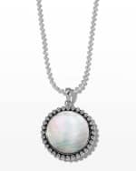 Image 1 of 5: LAGOS Maya 24mm Inlay Pendant Necklace, Lapis