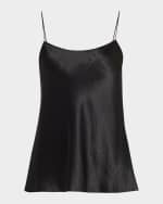 Image 1 of 6: Vince Satin Scoop-Neck Cami