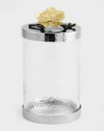 Image 1 of 5: Michael Aram Gold Orchid Medium Canister