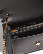 Image 4 of 5: Saint Laurent Sunset Medium YSL Top-Handle Crossbody Bag in Smooth Leather