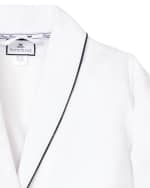 Image 3 of 3: Petite Plume Solid Robe w/ Contrast Piping, Size 2-14