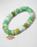 Image 3 of 5: Sydney Evan Anniversary Diamond Evil Eye & Opal Bracelet