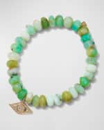 Image 1 of 5: Sydney Evan Anniversary Diamond Evil Eye & Opal Bracelet