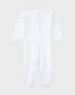 Image 2 of 2: Ralph Lauren Childrenswear Cotton Polo Coverall, Size 3M-12M