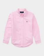 Image 1 of 2: Ralph Lauren Childrenswear Boy's Oxford Sport Shirt, Size 2-7
