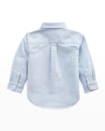 Image 2 of 3: Ralph Lauren Childrenswear Boy's Oxford Shirt, Size 3M-24M