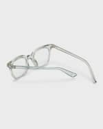 Image 2 of 5: The Book Club The Snatcher in Black Tie Cat-Eye Readers