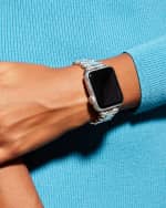 Image 2 of 4: LAGOS Smart Caviar Sterling Silver 38mm Apple Watch Bracelet