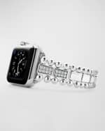 Image 1 of 5: LAGOS Smart Caviar Diamond Pave 38mm Apple Watch Bracelet