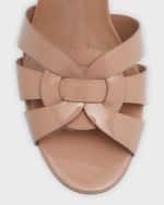 Image 4 of 6: Saint Laurent Tribute Patent Leather 105mm Sandals