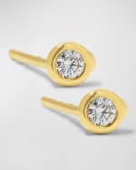 Image 4 of 5: Roberto Coin 18k Diamond Stud Earrings