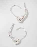 Image 3 of 5: Roberto Coin 18k Diamond Bezel-Drop Earrings