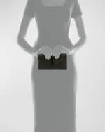 Image 3 of 6: Saint Laurent YSL Monogram Large Flap Wallet in Grained Leather