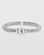 Image 3 of 4: LAGOS Embrace Silver Diamond X Bracelet, 6 mm