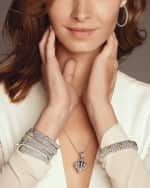 Image 2 of 5: LAGOS Silver Caviar Oval Bracelet with 18k Gold, 15mm