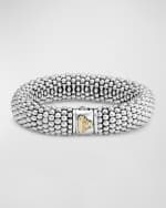 Image 3 of 5: LAGOS Silver Caviar Oval Bracelet, 15mm