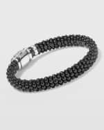 Image 4 of 5: LAGOS Medium Caviar Ceramic 9mm Bracelet