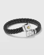 Image 3 of 5: LAGOS Medium Caviar Ceramic 9mm Bracelet