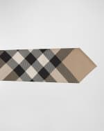 Image 2 of 3: Burberry Men's Blade 7cm Exploded Check Tie