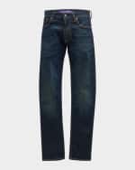 Image 1 of 6: Ralph Lauren Purple Label Men's Straight Denim Jeans