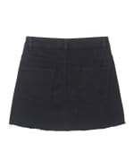Image 2 of 2: DL1961 Girl's Jenny Dark-Wash Denim Skirt, Size 7-16